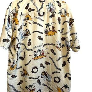 Quiksilver Christmas Santa Hawaiian Shirt Tropical "Waterman" retro funny men M